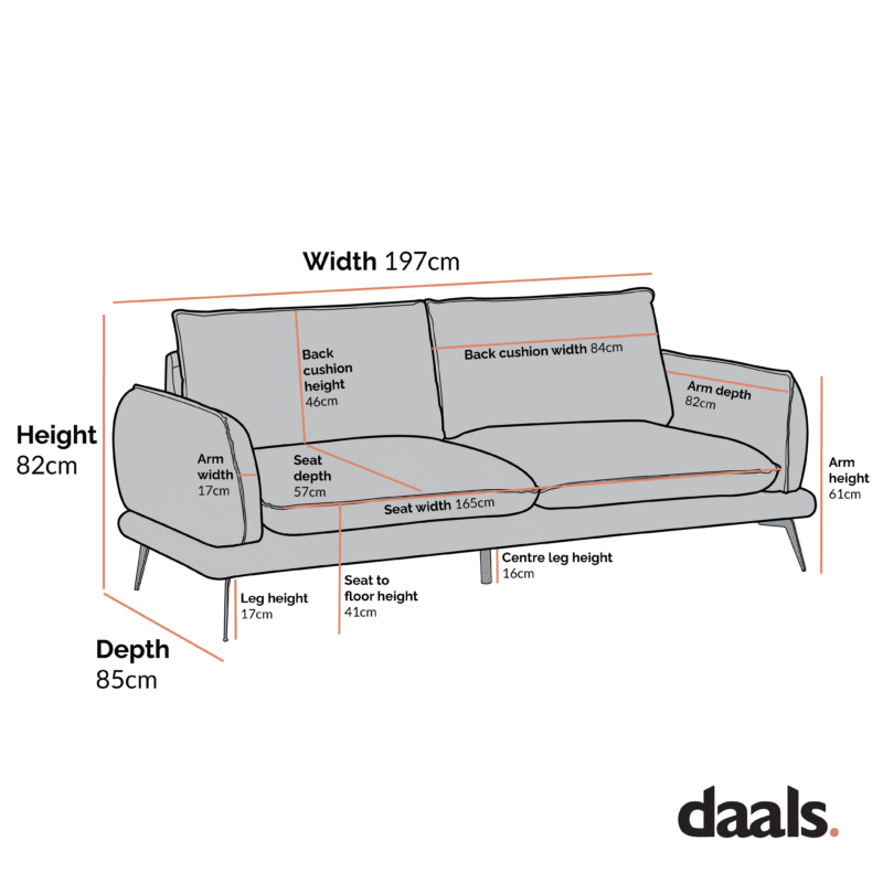 Obriel Forest Green Velvet Sofa, 3-Seater - Image 7
