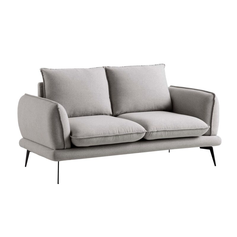 Obriel Grey Marl Fabric Sofa, 2-Seater - Image 5
