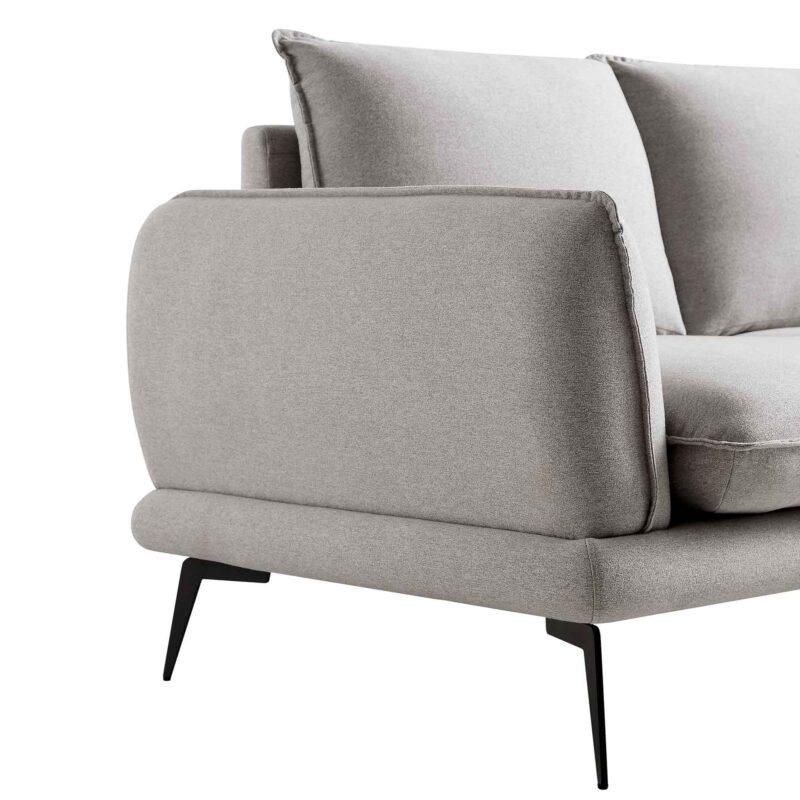 Obriel Grey Marl Fabric Sofa, 2-Seater - Image 10