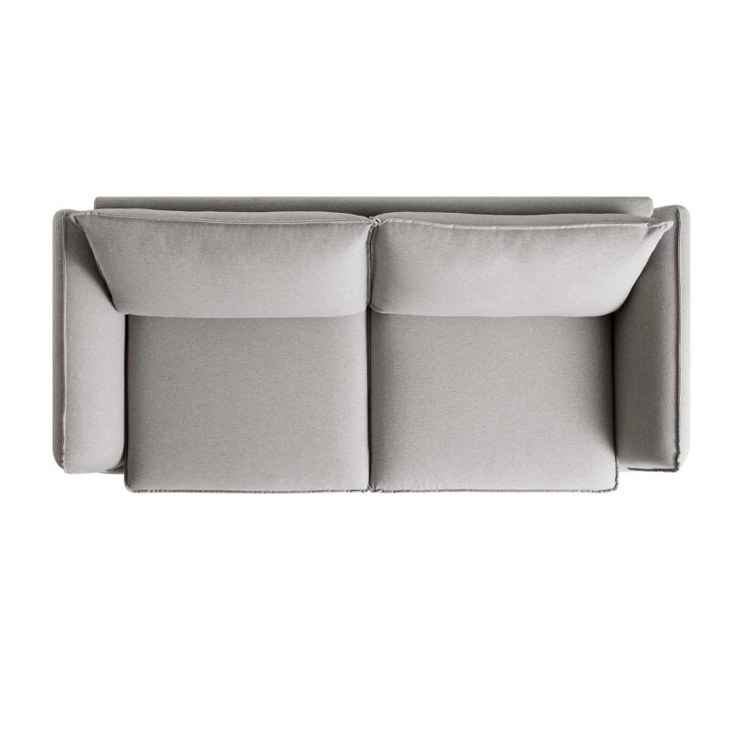 Obriel Grey Marl Fabric Sofa, 3-Seater - Image 7