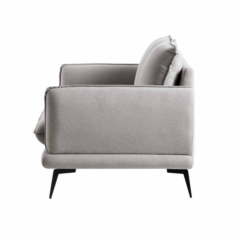 Obriel Grey Marl Fabric Sofa, 3-Seater - Image 8