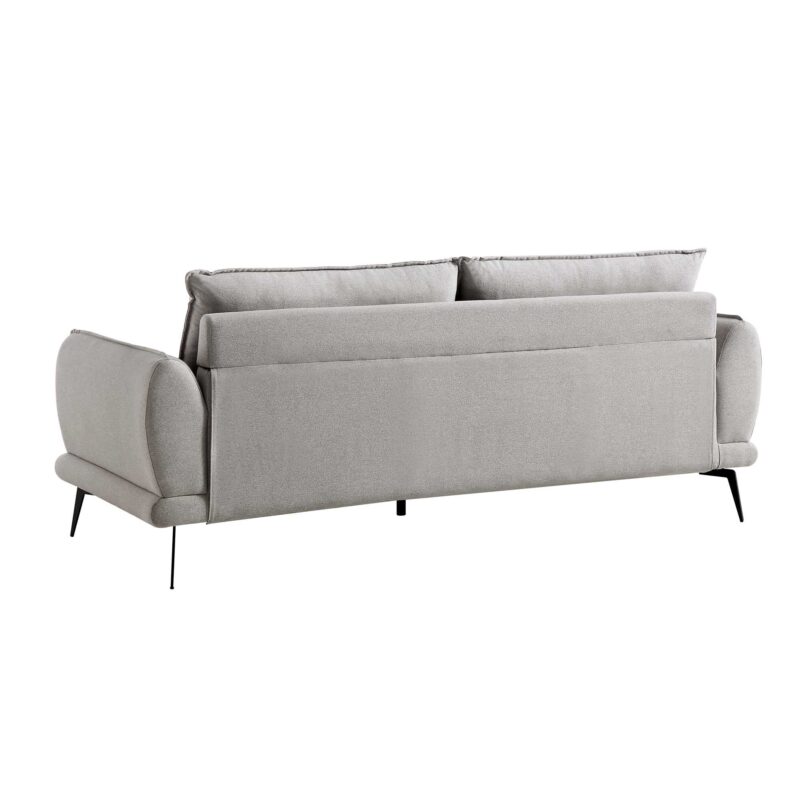 Obriel Grey Marl Fabric Sofa, 3-Seater - Image 9