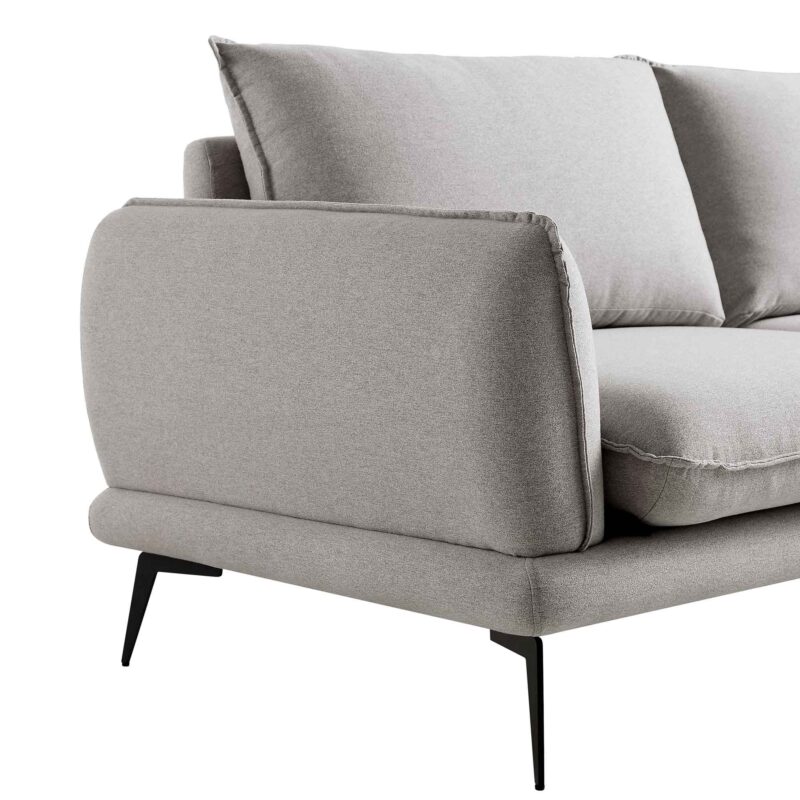 Obriel Grey Marl Fabric Sofa, 3-Seater - Image 10
