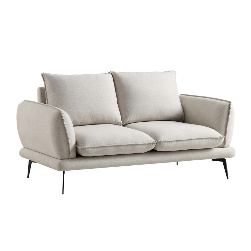 Obriel Oatmeal Fabric Sofa, 2-Seater - Image 5
