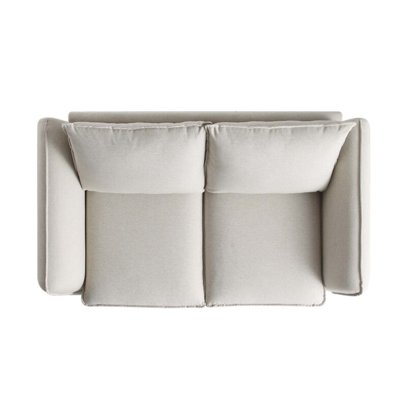 Obriel Oatmeal Fabric Sofa, 2-Seater - Image 7