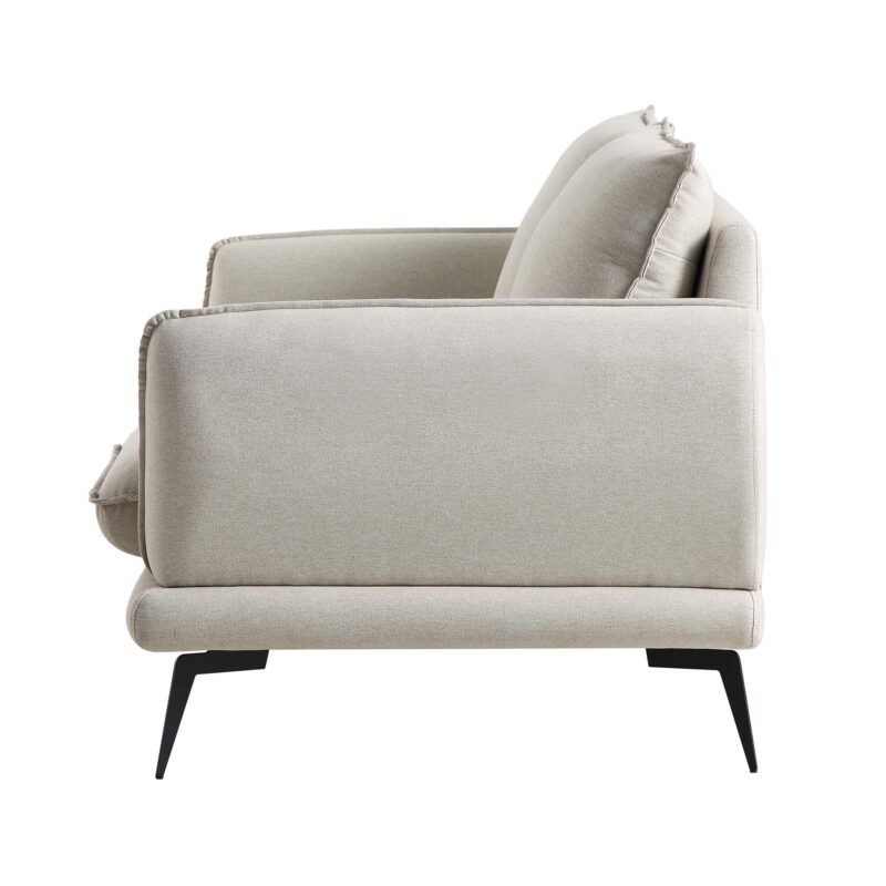 Obriel Oatmeal Fabric Sofa, 2-Seater - Image 8