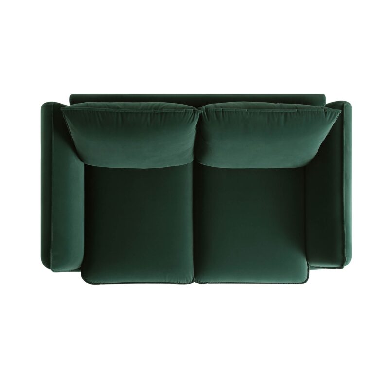 Obriel Forest Green Velvet Sofa, 2-Seater - Image 7