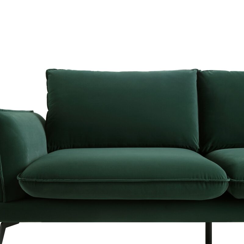 Obriel Forest Green Velvet Sofa, 3-Seater - Image 11