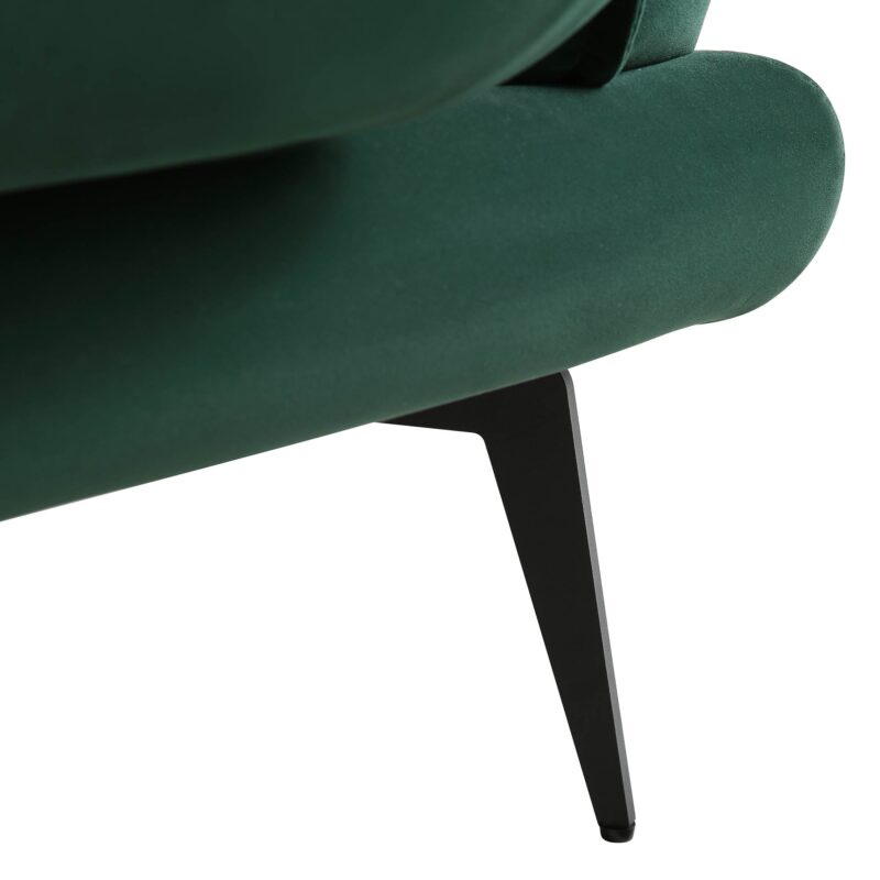 Obriel Forest Green Velvet Sofa, 3-Seater - Image 14