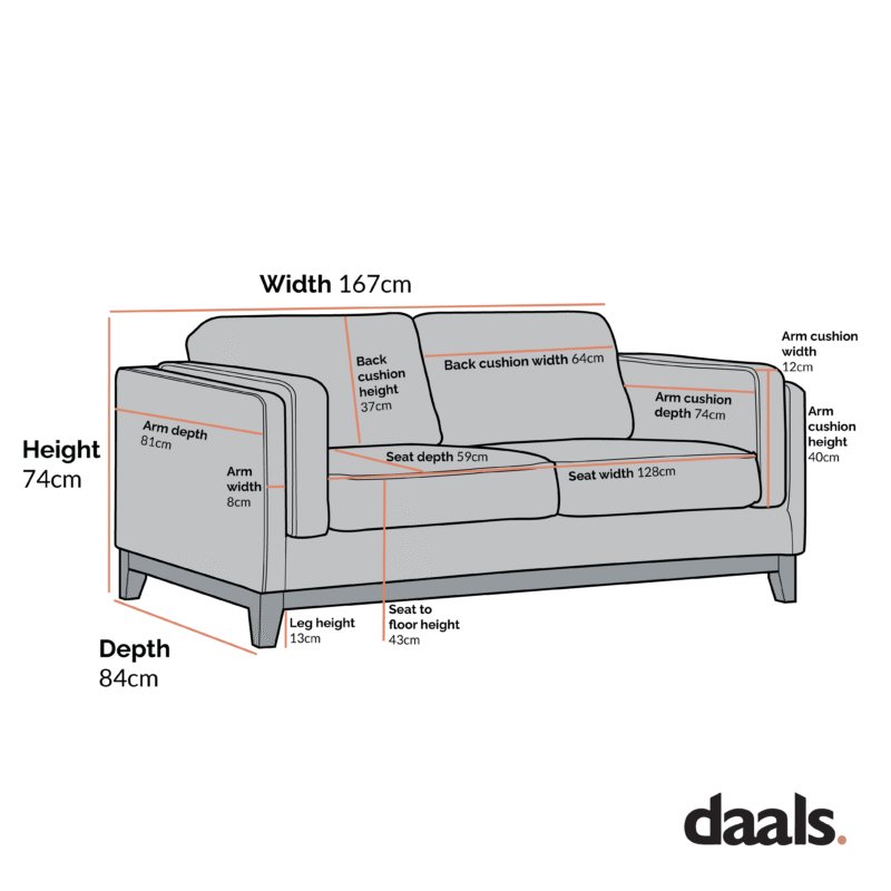 Dipley Sage Fabric Sofa, 2-Seater - Image 6