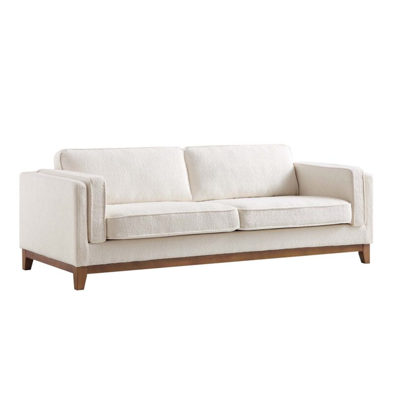 Dipley Beige Boucle Fabric Sofa, 3-Seater - Image 5
