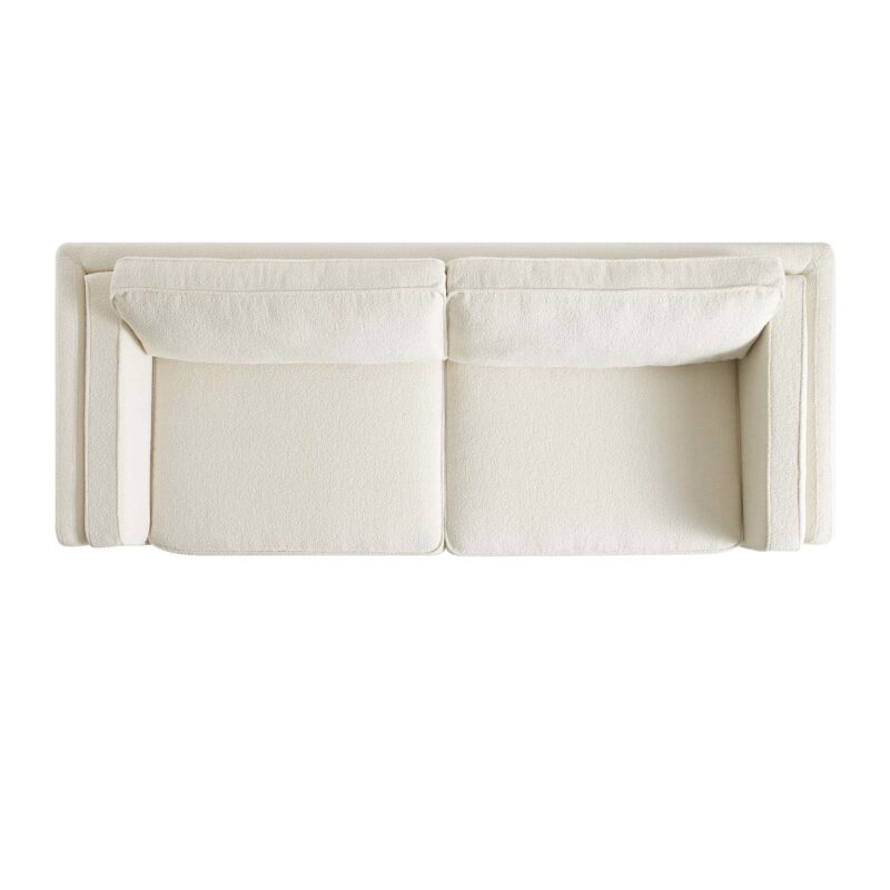 Dipley Beige Boucle Fabric Sofa, 3-Seater - Image 7