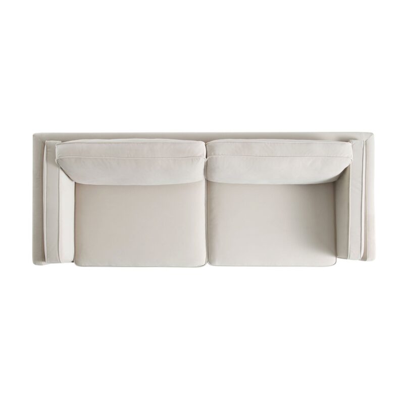 Dipley Champagne Velvet Sofa, 3-Seater - Image 7