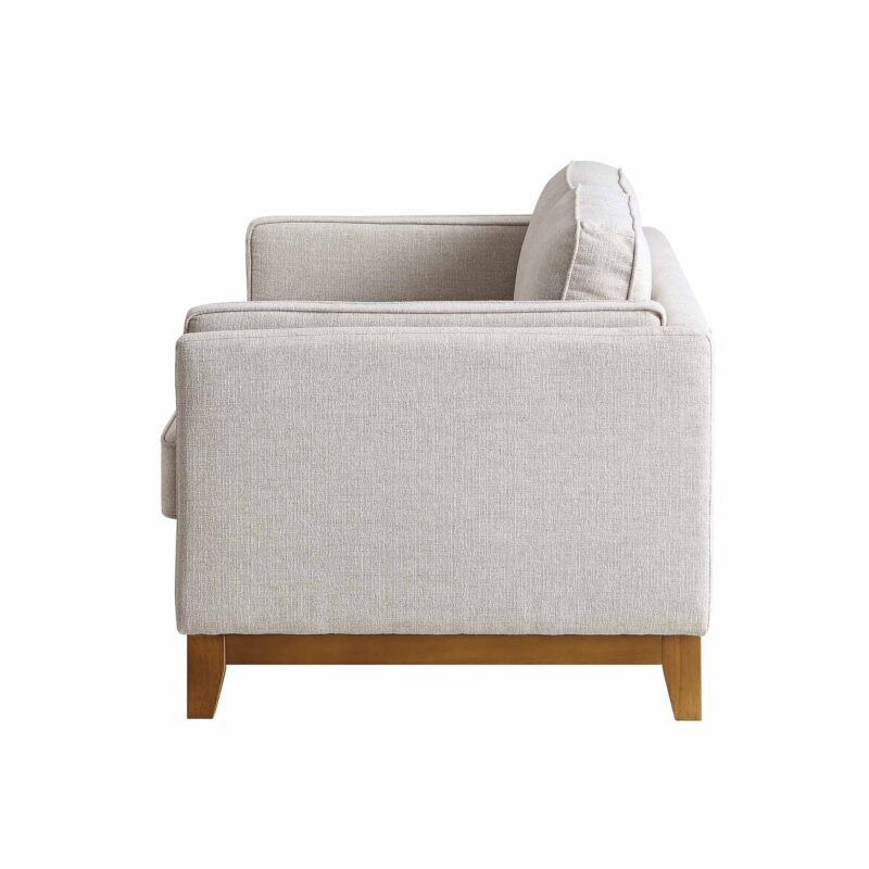 Dipley Oatmeal Fabric Sofa, 2-Seater - Image 8