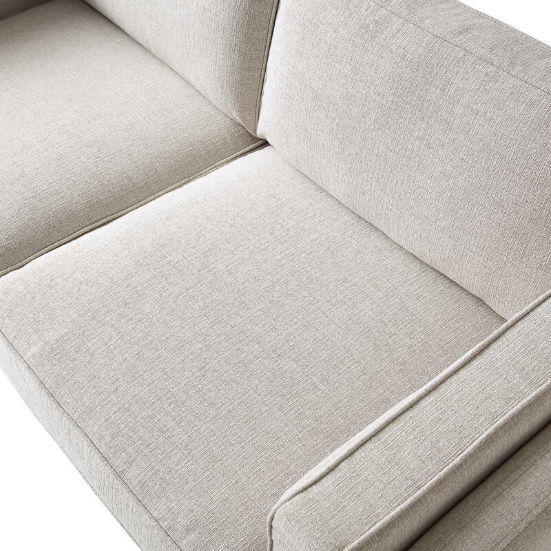 Dipley Oatmeal Fabric Sofa, 2-Seater - Image 11