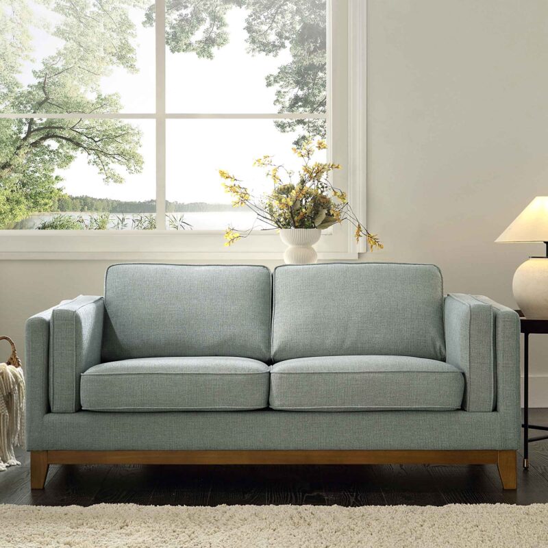 Dipley Sage Fabric Sofa, 2-Seater - Image 2