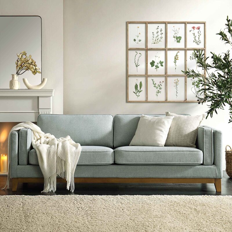Dipley Sage Fabric Sofa, 3-Seater - Image 2