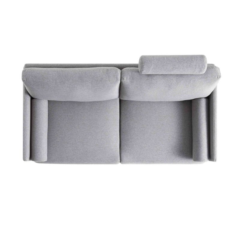Timber Grey Marl Fabric Sofa, 2-Seater - Image 8