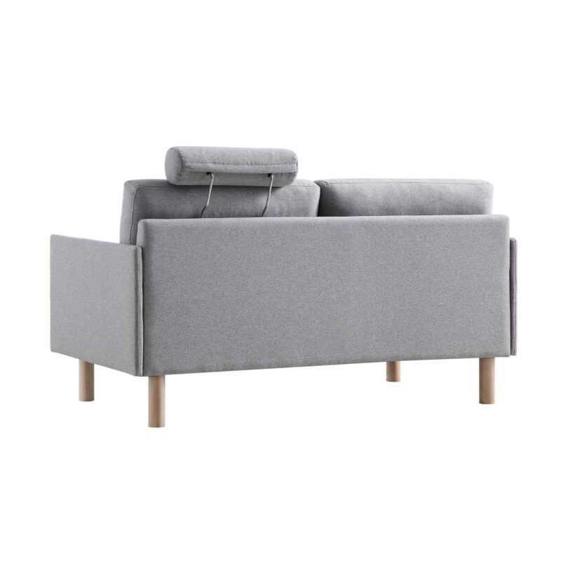 Timber Grey Marl Fabric Sofa, 2-Seater - Image 10