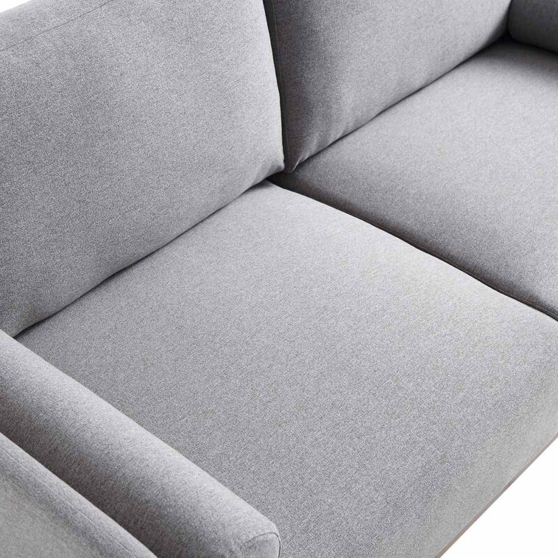 Timber Grey Marl Fabric Sofa, 2-Seater - Image 12