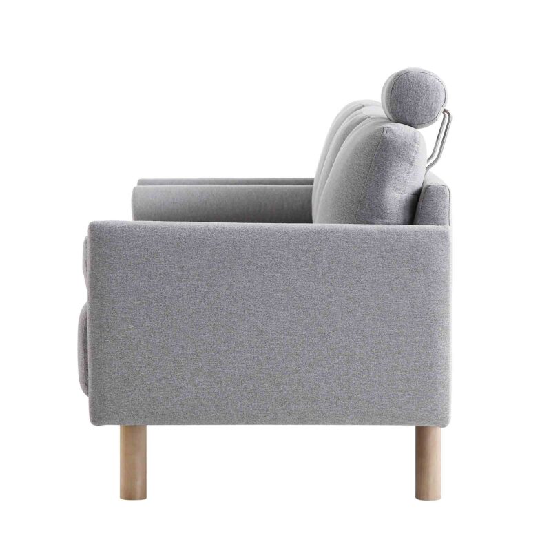 Timber Grey Marl Fabric Sofa, 3-Seater - Image 8