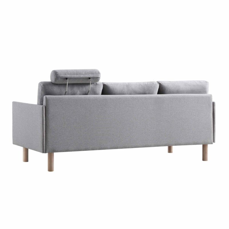 Timber Grey Marl Fabric Sofa, 3-Seater - Image 10