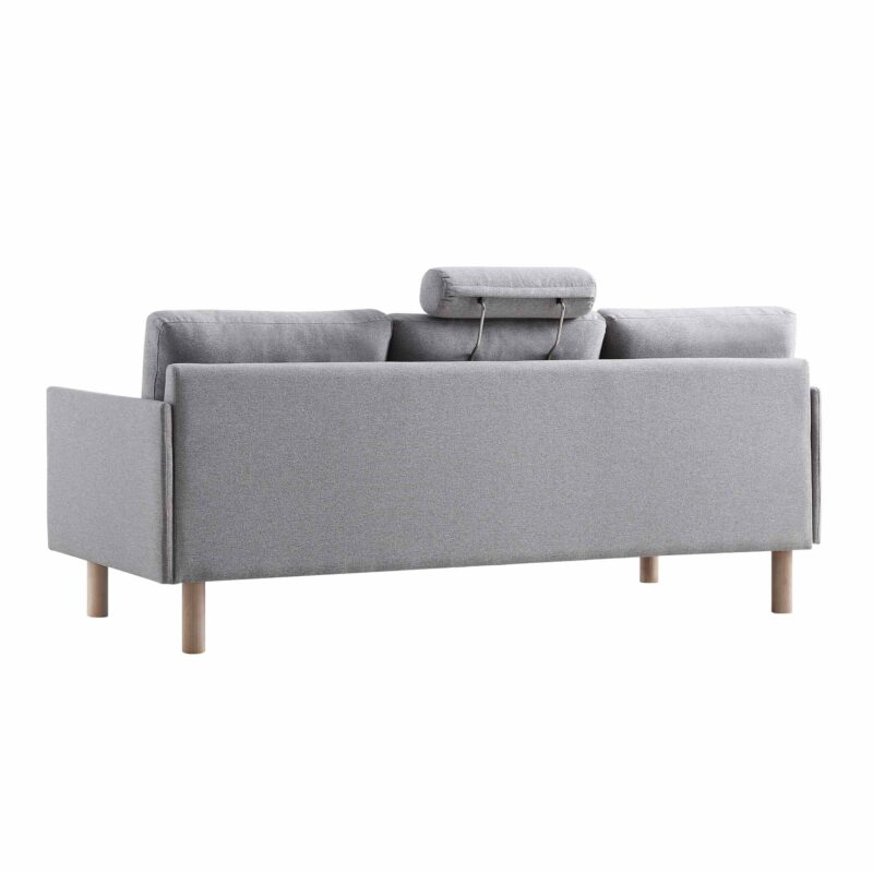 Timber Grey Marl Fabric Sofa, 3-Seater - Image 11