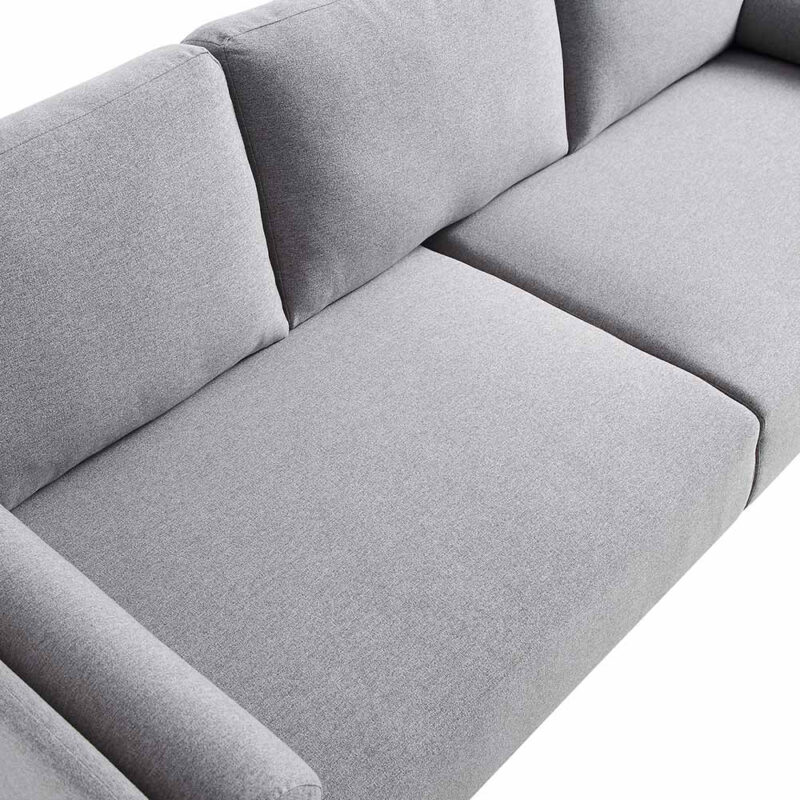 Timber Grey Marl Fabric Sofa, 3-Seater - Image 14