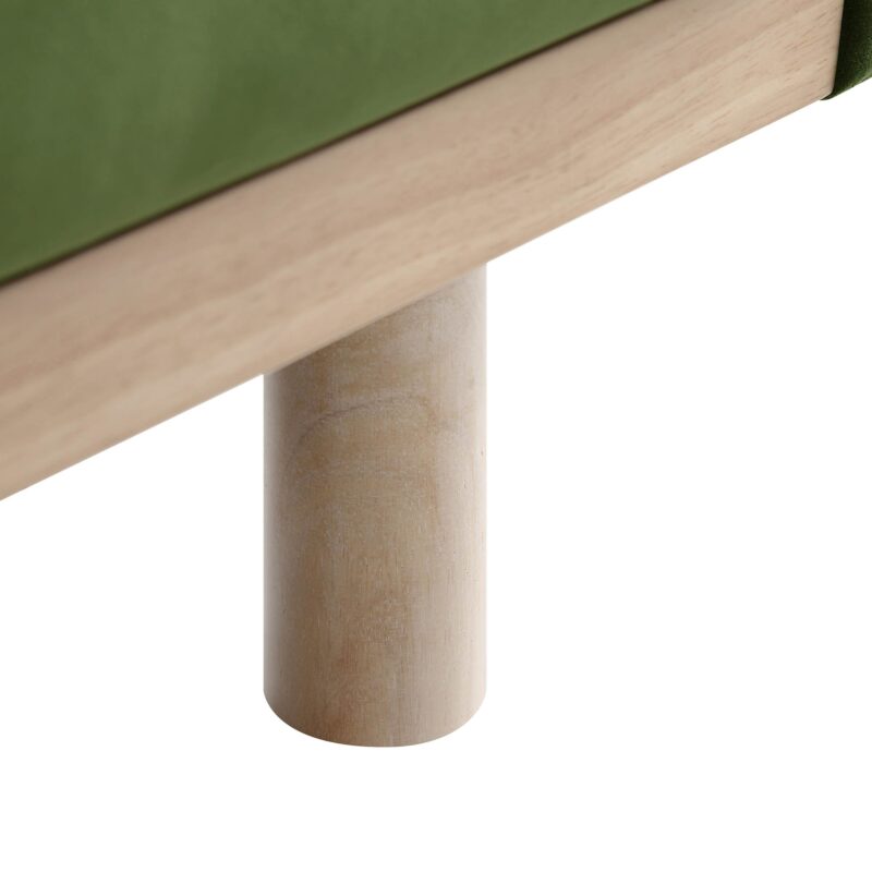 Timber Fern Green Velvet Sofa, 3-Seater - Image 14