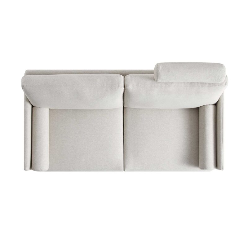 Timber Oatmeal Fabric Sofa, 2-Seater - Image 8