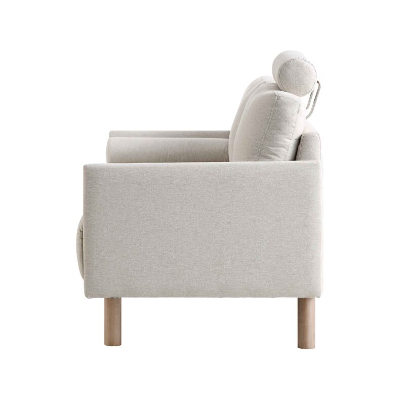 Timber Oatmeal Fabric Sofa, 2-Seater - Image 9