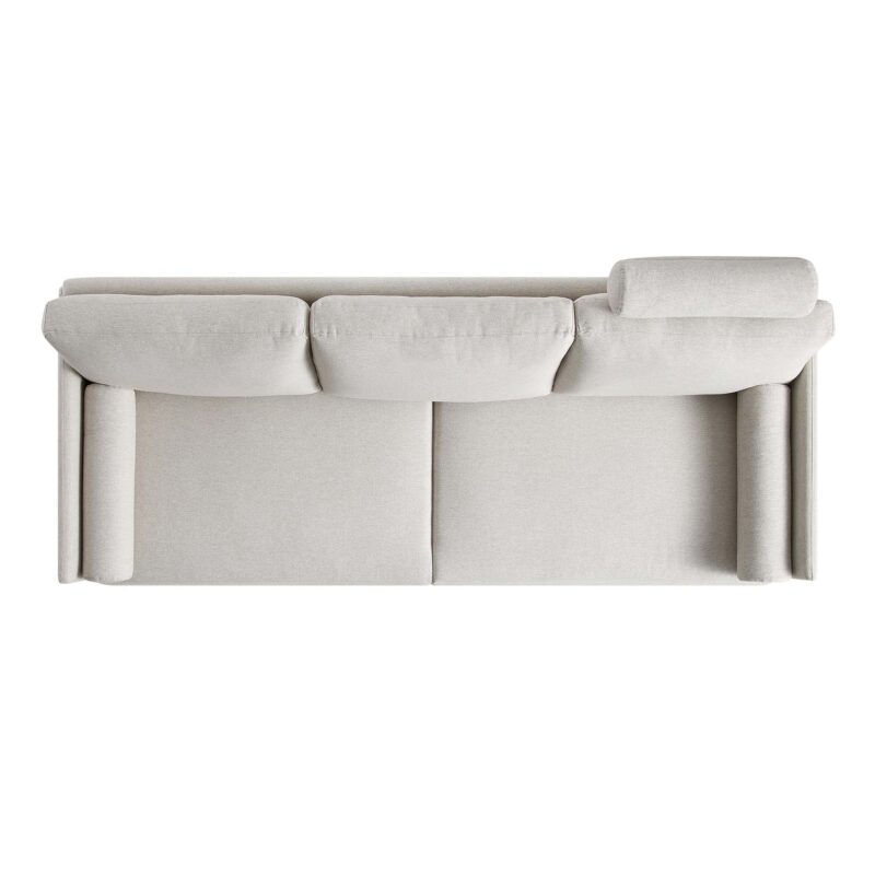 Timber Oatmeal Fabric Sofa, 3-Seater - Image 8