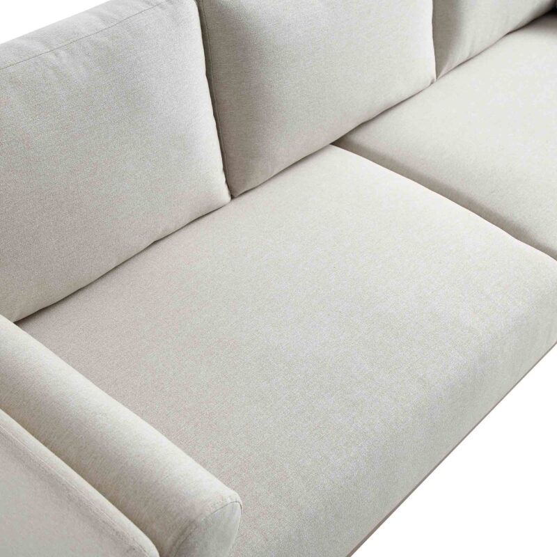 Timber Oatmeal Fabric Sofa, 3-Seater - Image 11