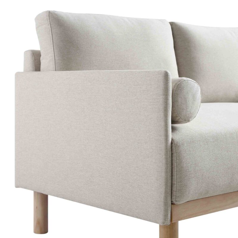 Timber Oatmeal Fabric Sofa, 3-Seater - Image 12