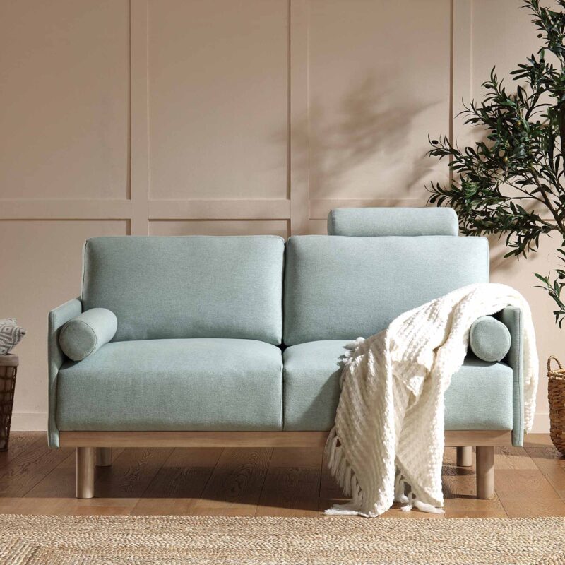 Timber Sage Green Fabric Sofa, 2-Seater - Image 2