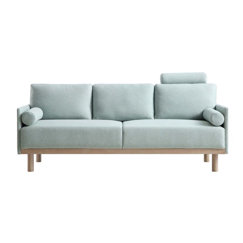 Timber Sage Green Fabric Sofa, 3-Seater - Image 4