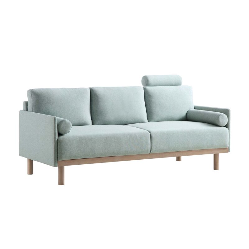 Timber Sage Green Fabric Sofa, 3-Seater - Image 5