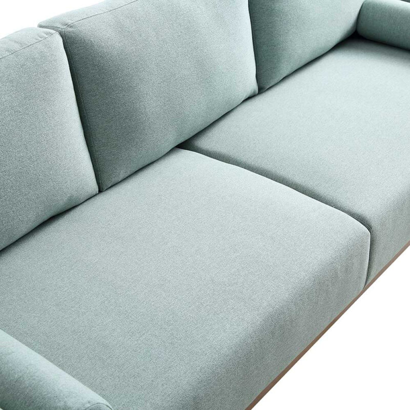 Timber Sage Green Fabric Sofa, 3-Seater - Image 11