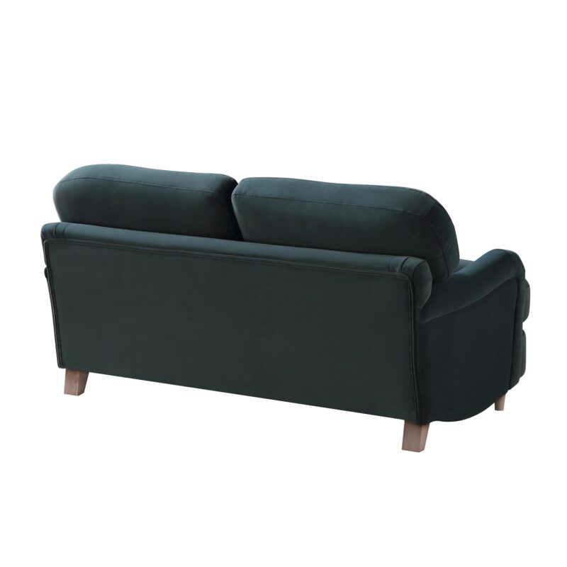 Daphnis Aegean Blue Velvet Sofa, 2-Seater - Image 9