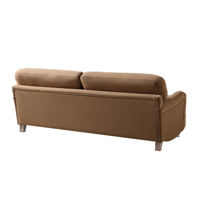Daphnis Camel Velvet Sofa, 3-Seater - Image 10