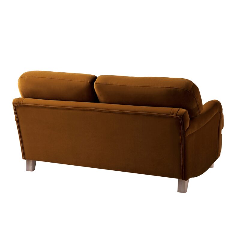 Daphnis Cinnamon Velvet Sofa, 2-Seater - Image 8