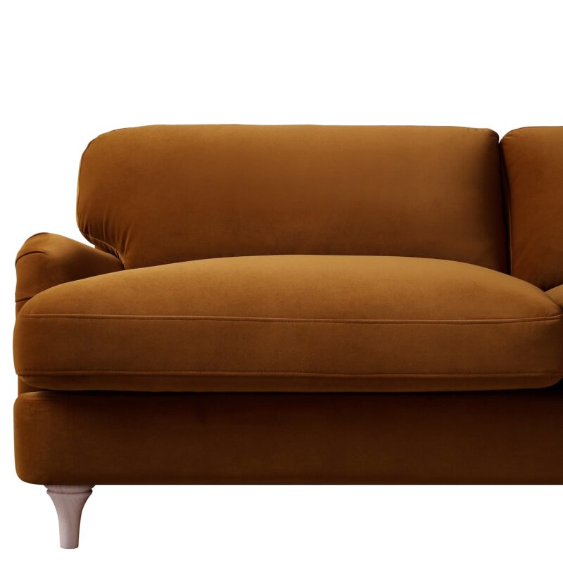 Daphnis Cinnamon Velvet Sofa, 3-Seater - Image 11