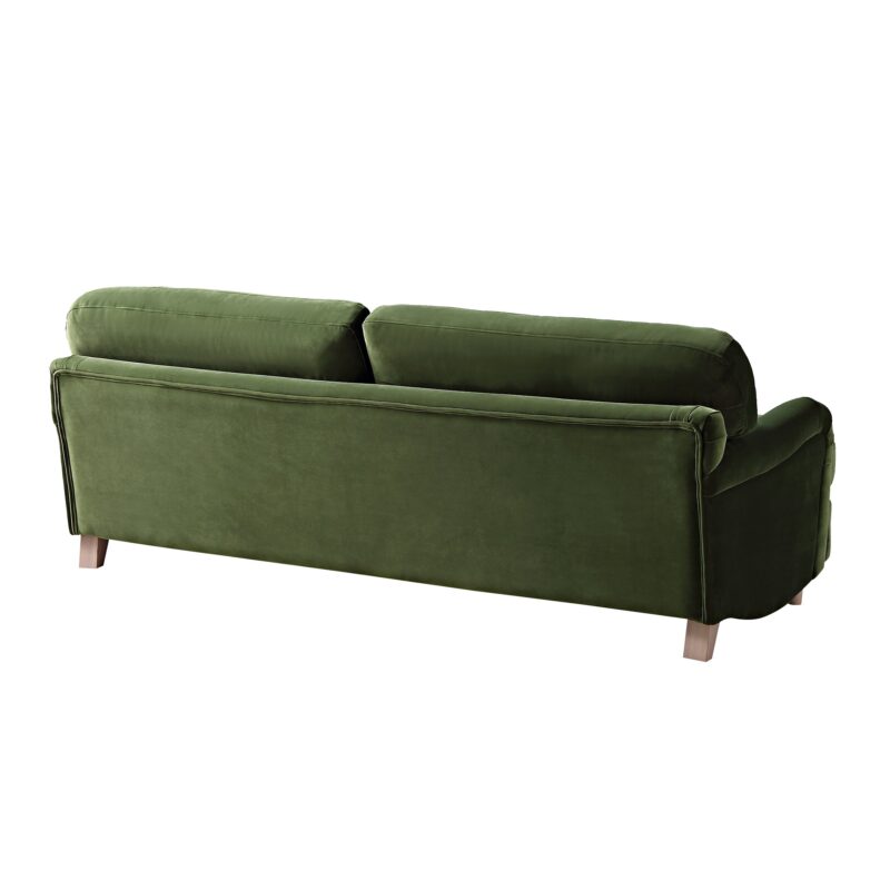 Daphnis Fern Green Velvet Sofa, 3-Seater - Image 11