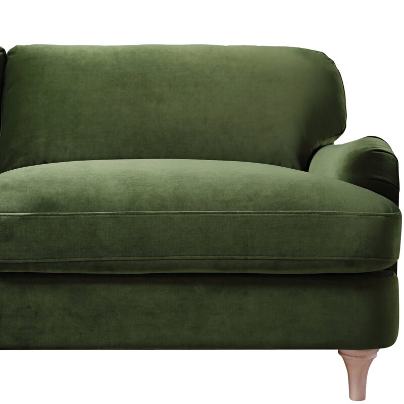Daphnis Fern Green Velvet Sofa, 3-Seater - Image 12