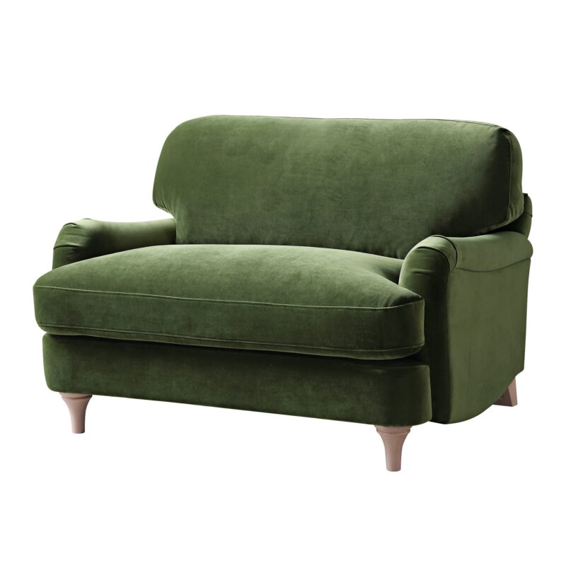 Daphnis Fern Green Velvet Sofa, Loveseat - Image 5