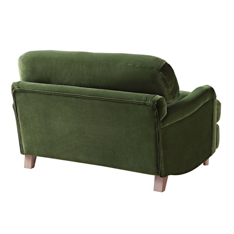 Daphnis Fern Green Velvet Sofa, Loveseat - Image 8