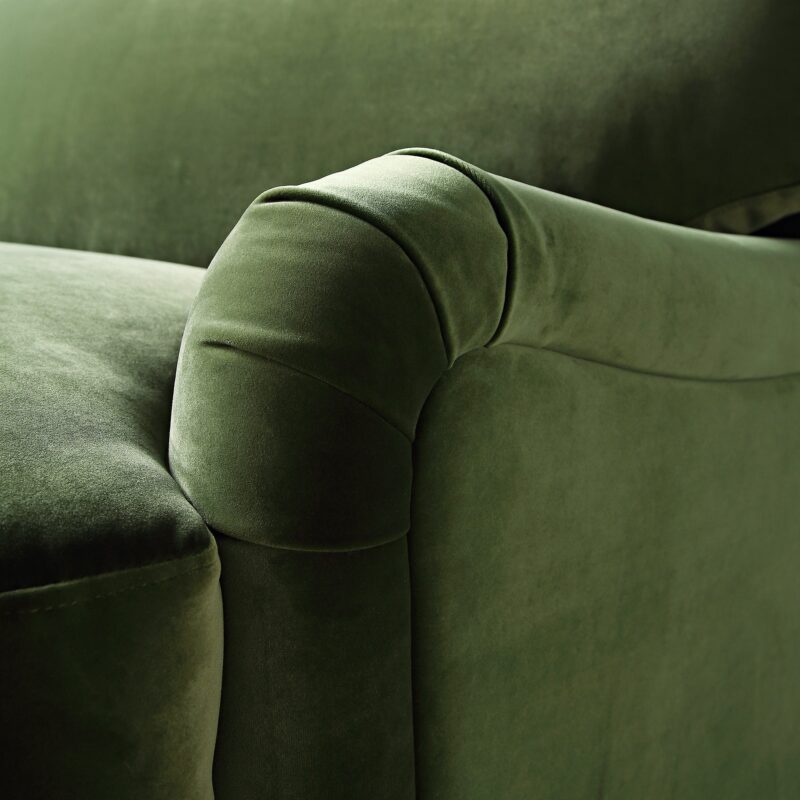 Daphnis Fern Green Velvet Sofa, Loveseat - Image 11