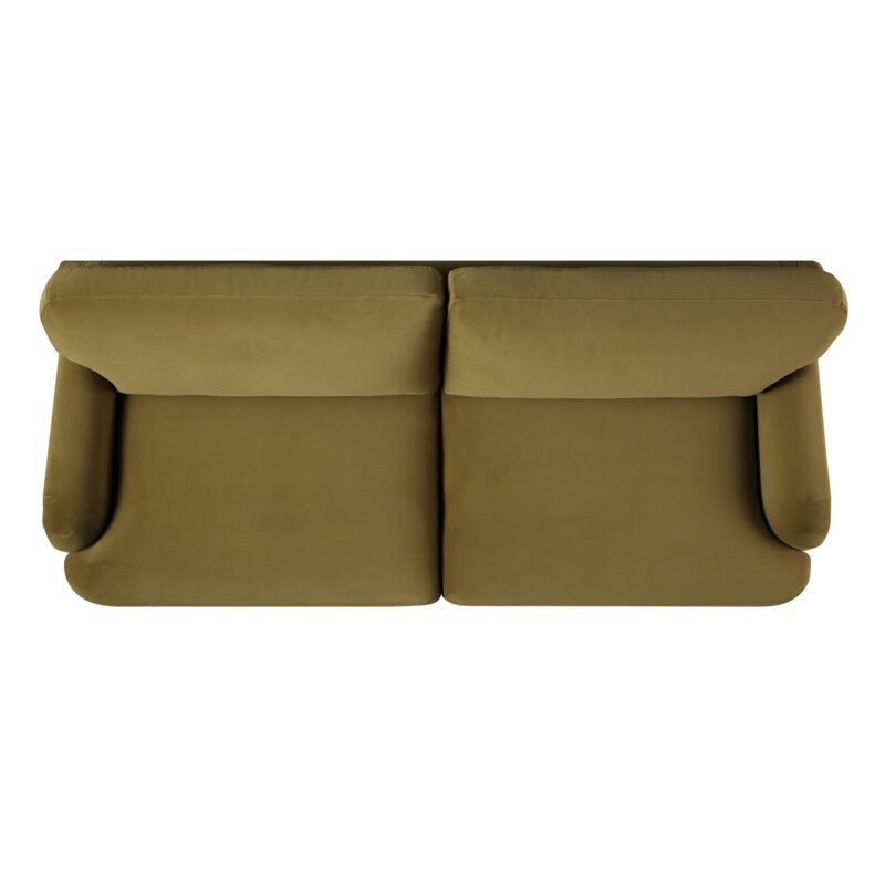 Daphnis Fudge Velvet Sofa, 3-Seater - Image 10
