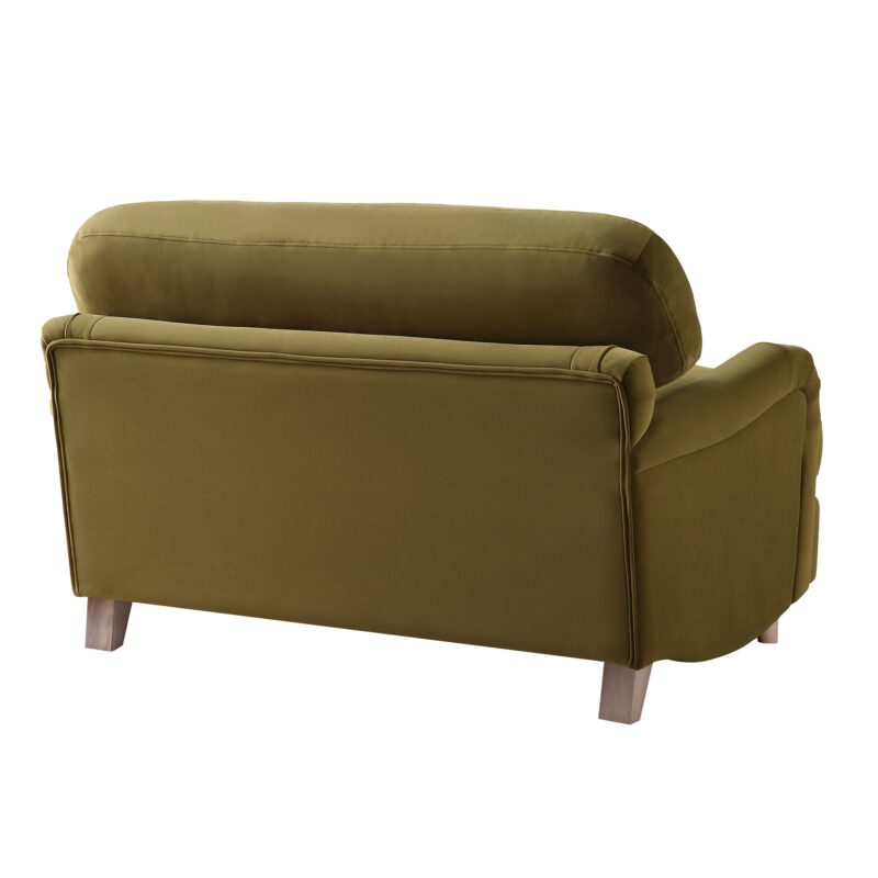 Daphnis Fudge Velvet Sofa, Loveseat - Image 10