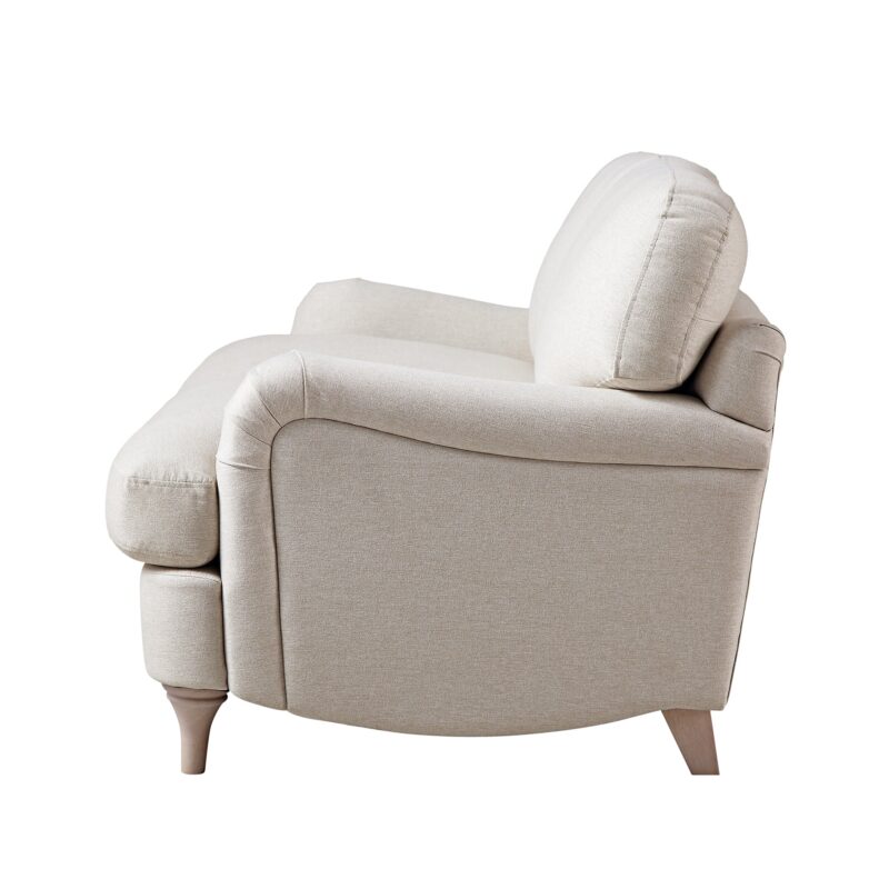 Daphnis Oatmeal Fabric Sofa, 2-Seater - Image 8